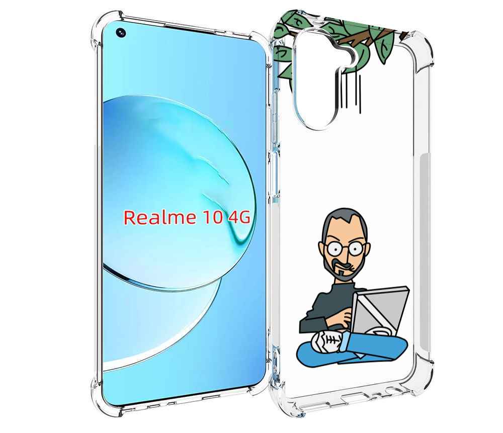 

Чехол MyPads программист для Realme 10, Прозрачный, Tocco