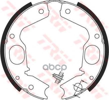 

Колодки барабанные MITSUBISHI Pajero I/II/III/Pajero Sport ->08 TRW GS8695