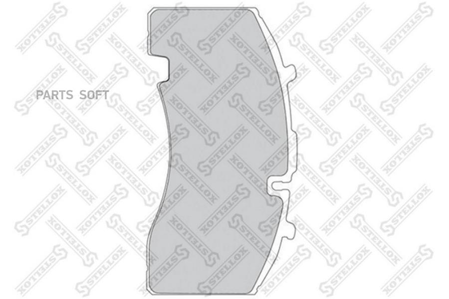 

Колодки дисковые с полн. р/к 29171 210.8x108x30 BPW, KNORR SB4309T (SK7) STELLOX 8511430SX