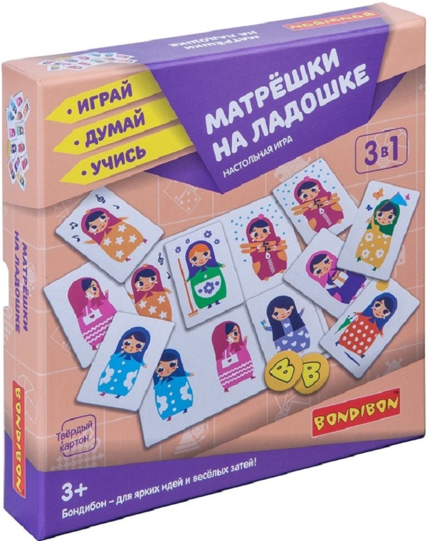 

Настольная игра Матрешки на ладошке