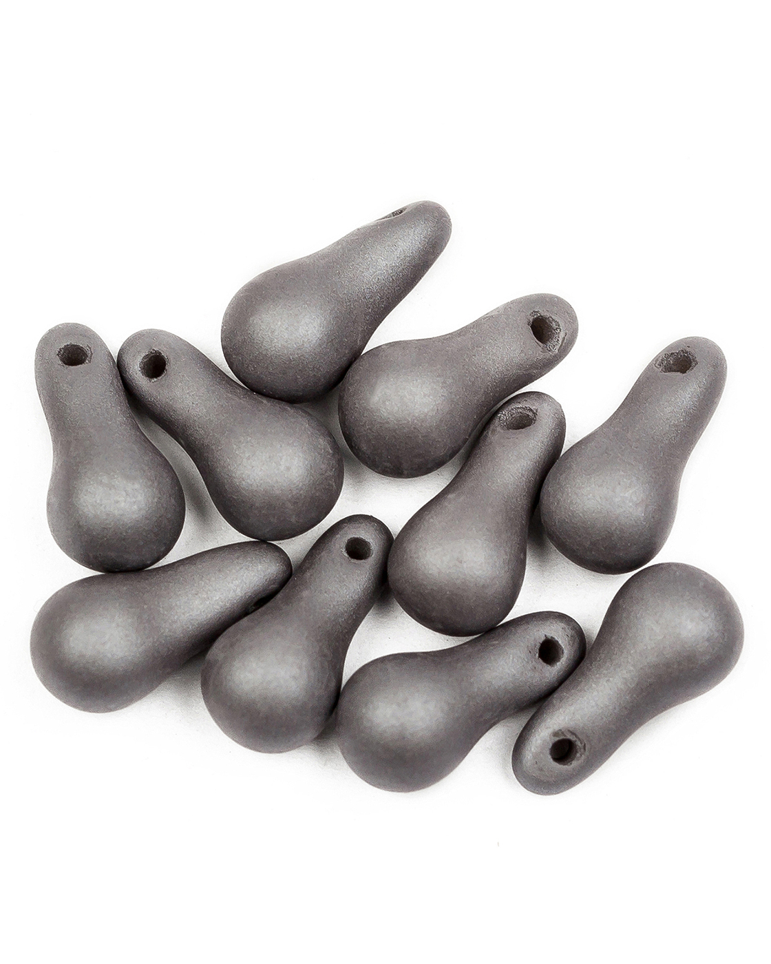 

Чешские бусины Czech Beads Bulb Beads, 5х10 мм, Alabaster Metallic Steel 10 шт, Разноцветный, Bulb Beads