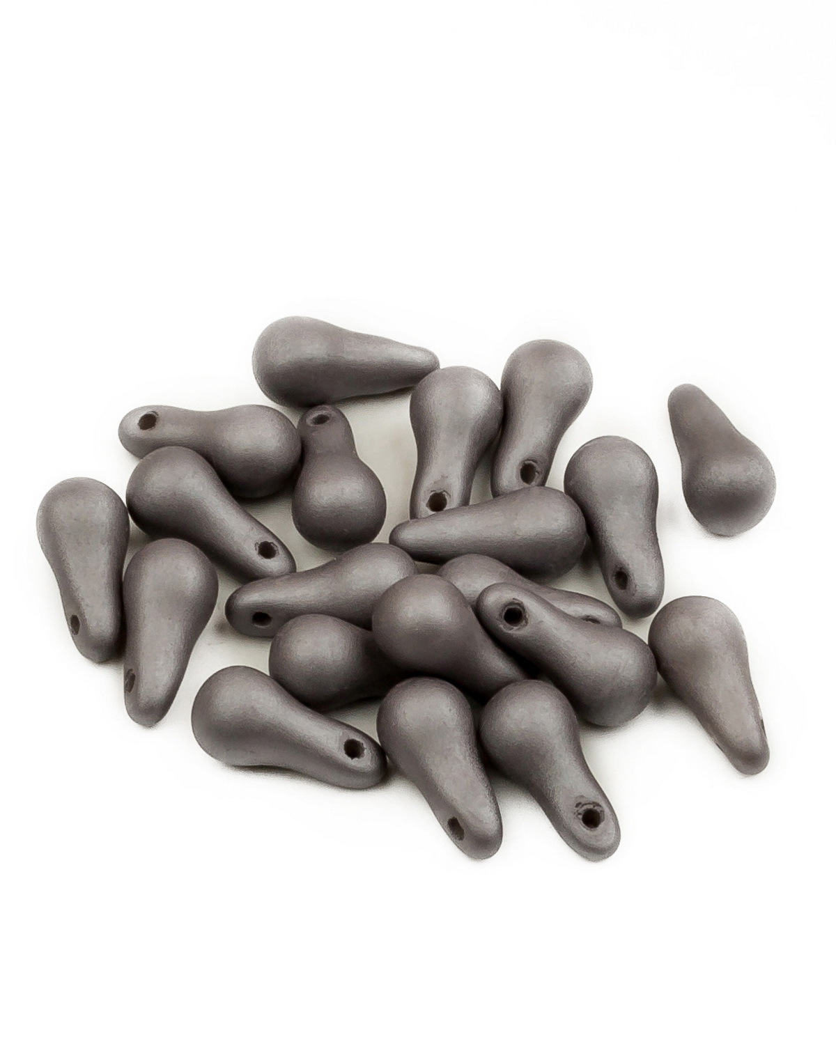 

Чешские бусины Czech Beads Bulb Beads, 5х10 мм, Alabaster Metallic Steel 20 шт, Разноцветный, Bulb Beads