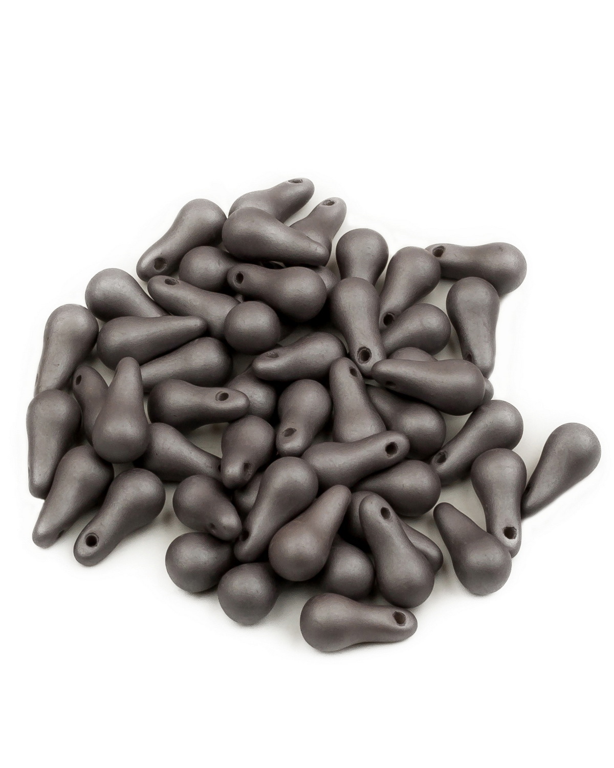 

Чешские бусины Czech Beads Bulb Beads, 5х10 мм, Alabaster Metallic Steel 50 шт, Разноцветный, Bulb Beads
