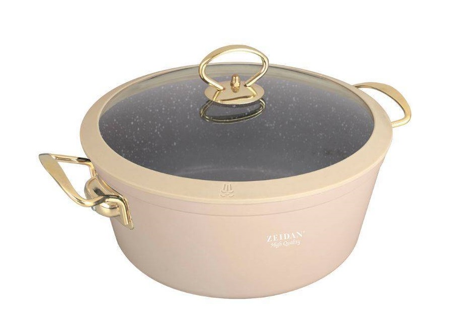 

Кастрюля ZEIDAN Z-501022 LATTE 7,5л