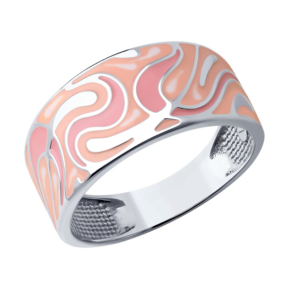 

Кольцо из серебра р. , SOKOLOV 94013767, эмаль, 94013767