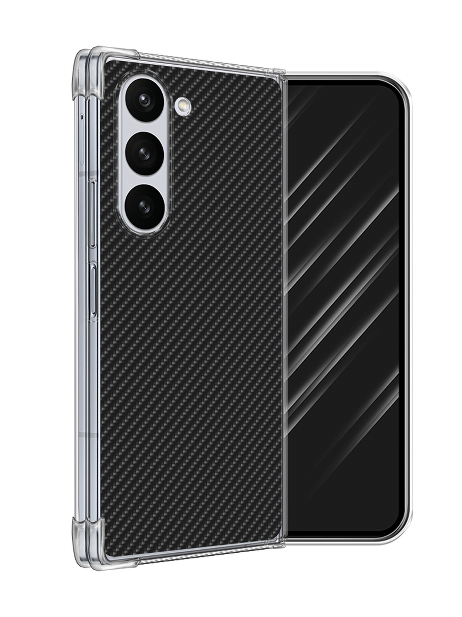 

Чехол Awog на Samsung Galaxy Z Fold 6 "Черный карбон", 2109850-1