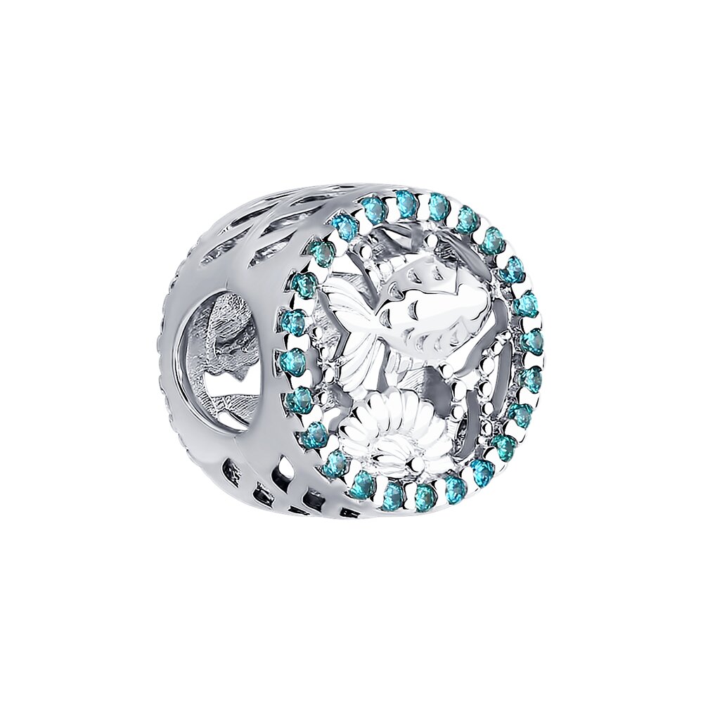

Стоппер из серебра SOKOLOV 94033001, фианит, 94033001
