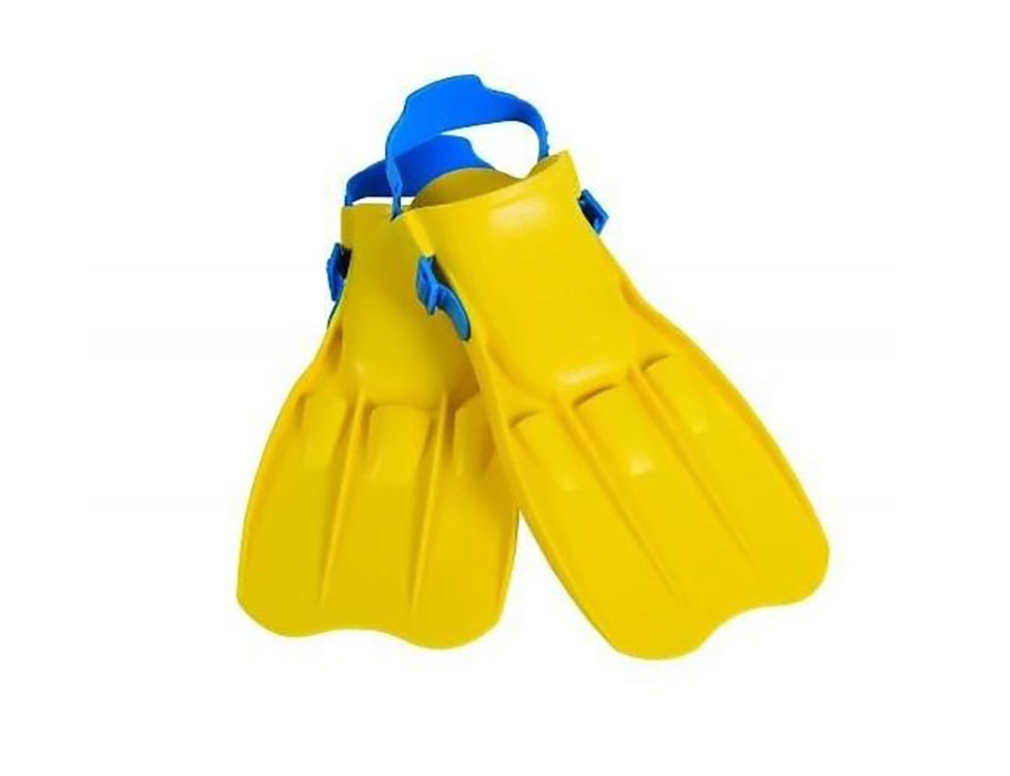 Medium swim fins ласты для плавания средние желтые, размер 38-40, арт. 55931-желт, Интекс
