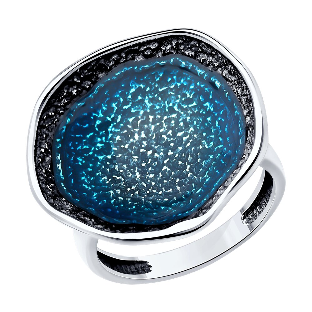 

Кольцо из серебра с эмалью р.  Diamant 95-110-01777-1, 95-110-01777-1