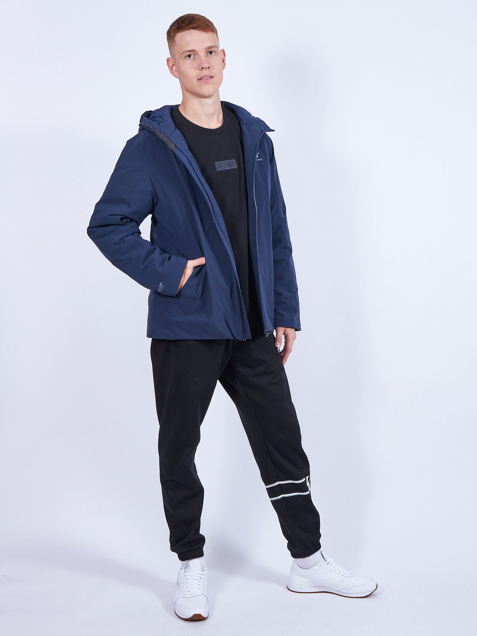 

Ветровка мужская KELME 6147YR1008-401 синяя 2XL, 6147YR1008-401