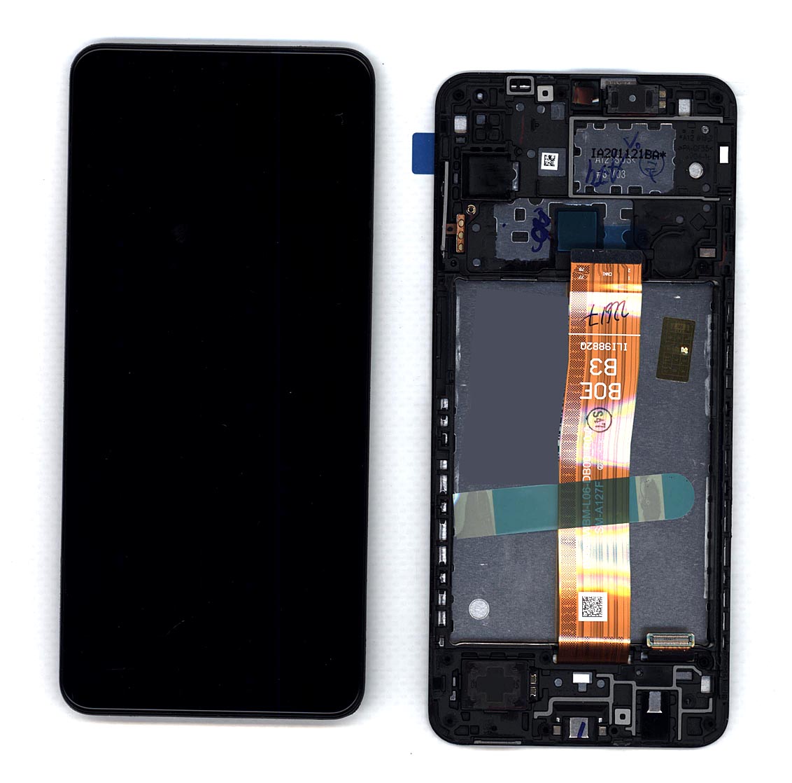 

Дисплей с тачскрином для Samsung Galaxy A12 Nacho SM-A127F/DSN черный, для Samsung Galaxy A12 Nacho SM-A127F/DSN