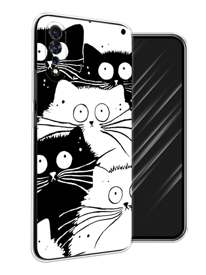 

Чехол Awog на Vivo iQOO Neo/V17 Neo "Коты черно-белые", Разноцветный, 262050-2