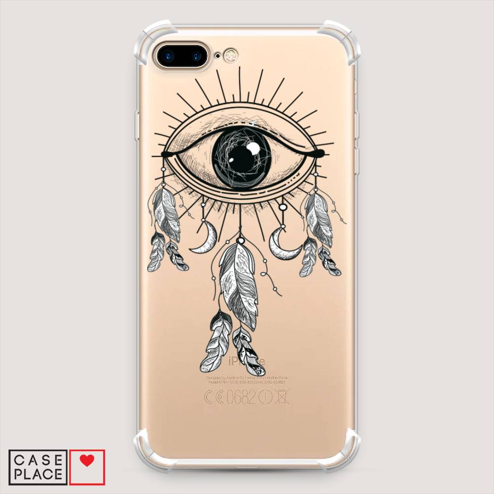 

Чехол Awog на Apple iPhone 8 Plus / Айфон 8 Plus "Всевидящее око-ловец снов", Разноцветный, 10951-1