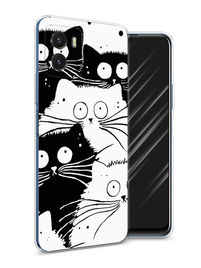 

Чехол Awog на Vivo Y10 "Коты черно-белые", Разноцветный, 266450-2