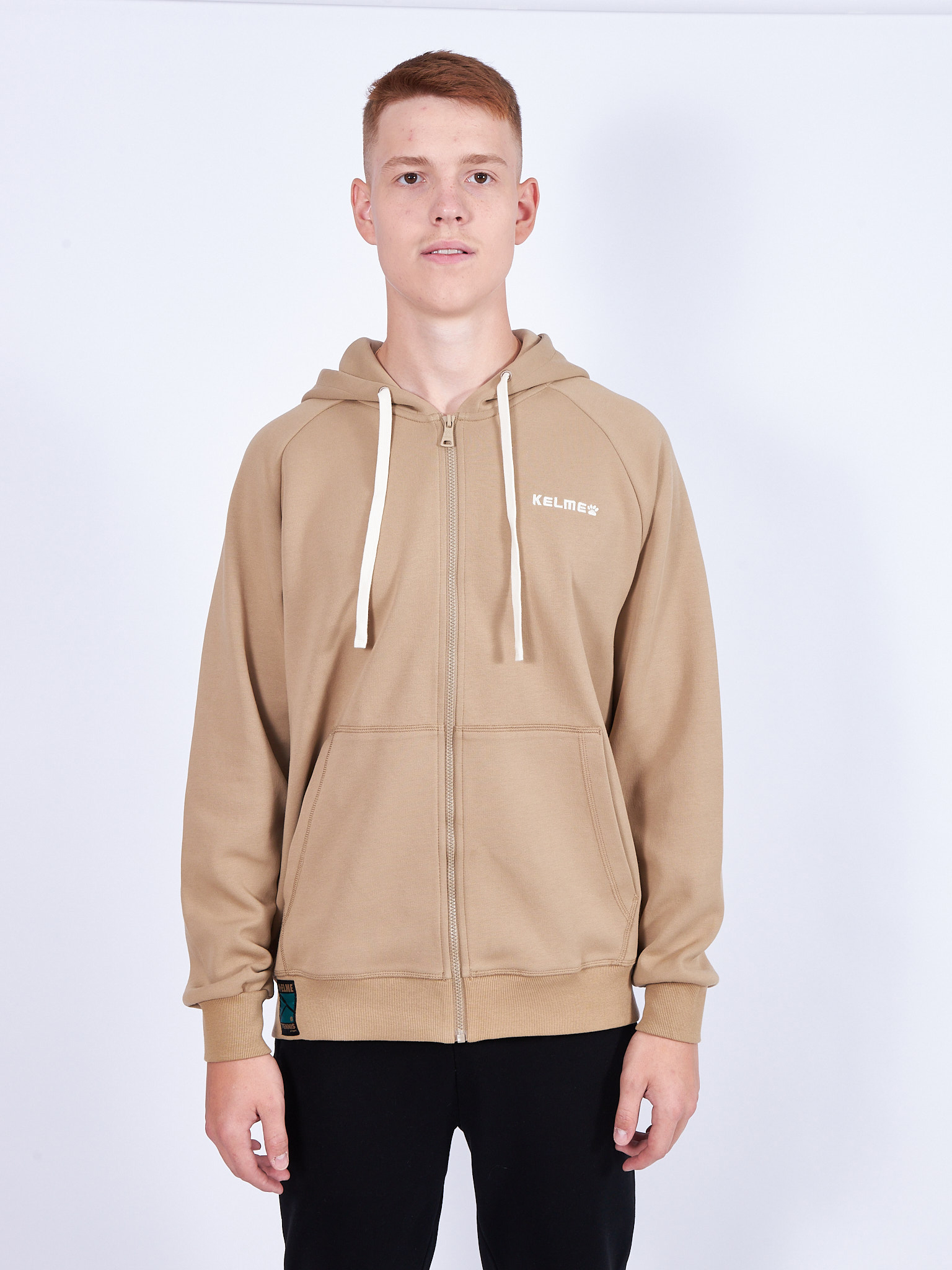 

Толстовка мужская KELME 6136WT1029-214 зеленая M, 6136WT1029-214