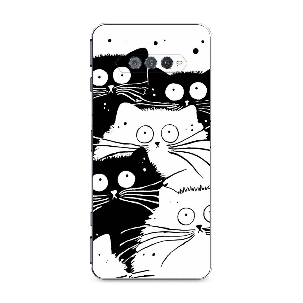 

Чехол Awog на Xiaomi Black Shark 4/4S/4S Pro/4 Pro "Коты черно-белые", Разноцветный, 311550-2