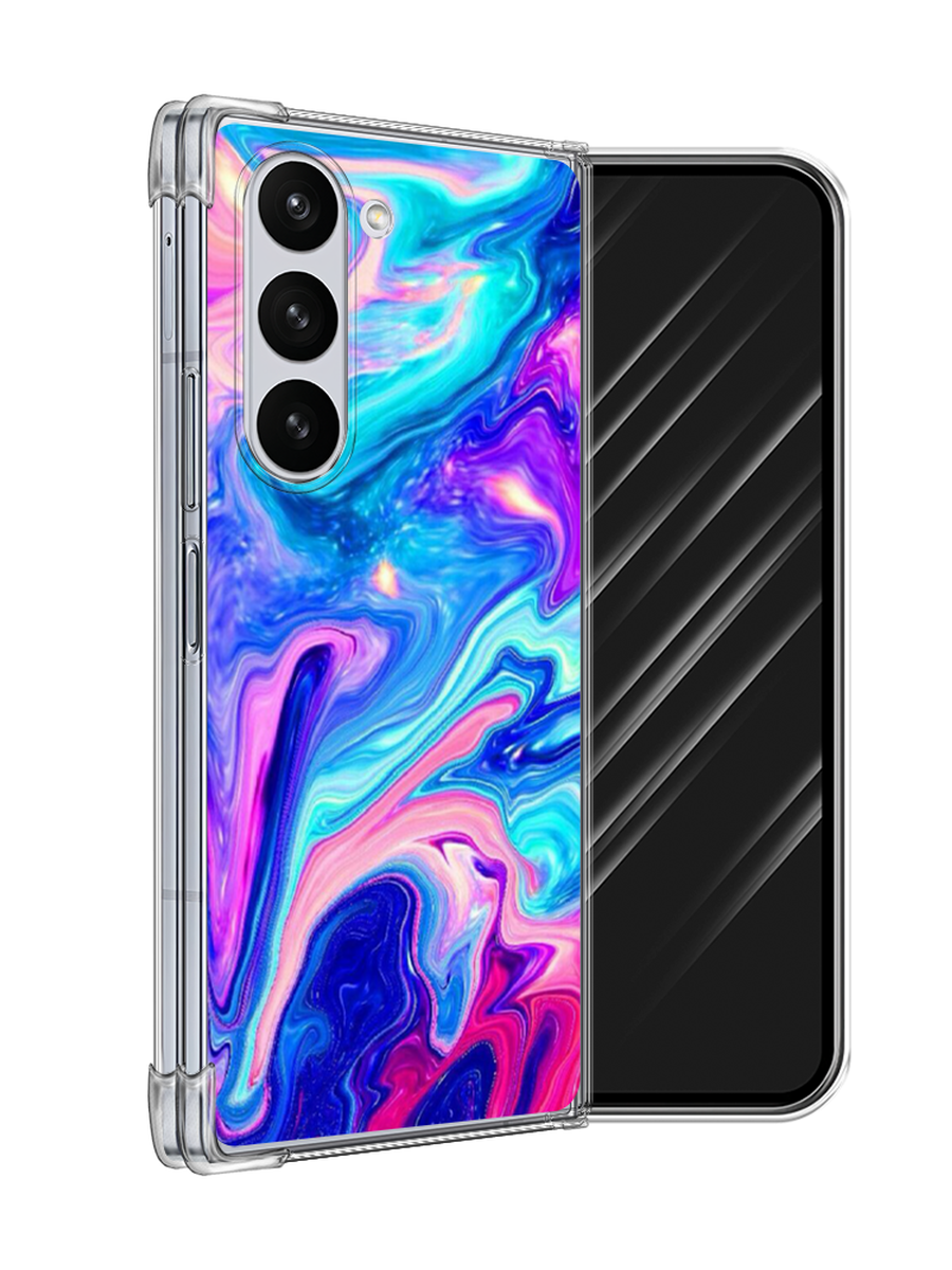 

Чехол Awog на Samsung Galaxy Z Fold 6 "Потеки краски", Розовый, 2109850-1