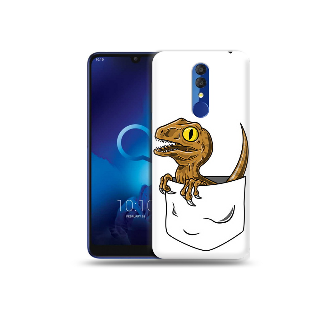 

Чехол MyPads Tocco для Alcatel 3L 5039D (2019) динозавр в кармане (PT227139.667.327), Прозрачный, Tocco
