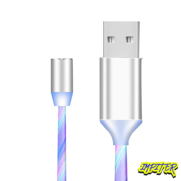 Кабель Lightning, USB Type-C, micro USB-USB Impiter 1 м белый