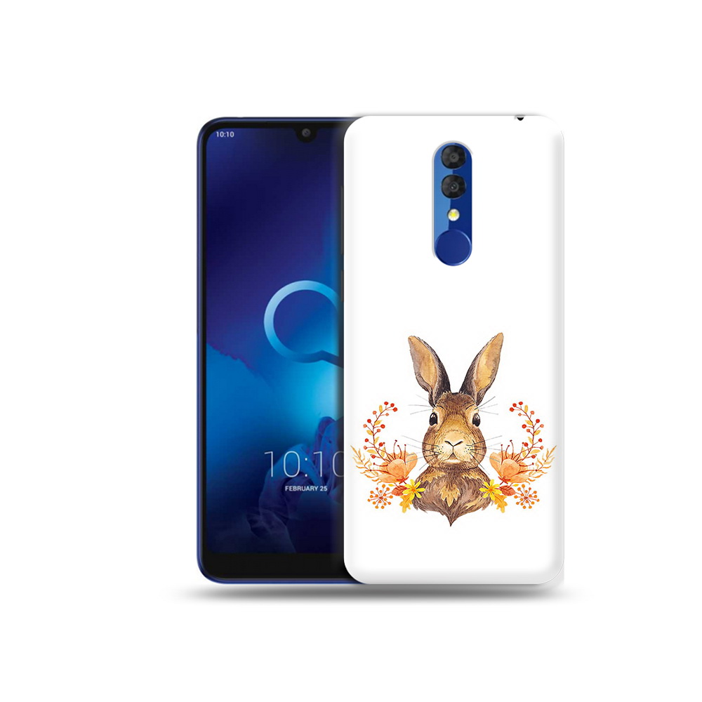 

Чехол MyPads Tocco для Alcatel 3L 5039D (2019) зайка в цветах (PT227139.667.349), Прозрачный, Tocco