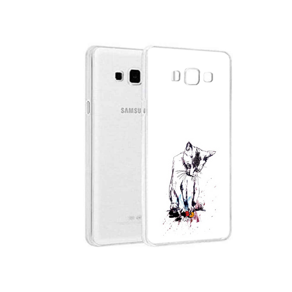 

Чехол MyPads Tocco для Samsung Galaxy A5 (2015) кот и микки, Прозрачный, Tocco