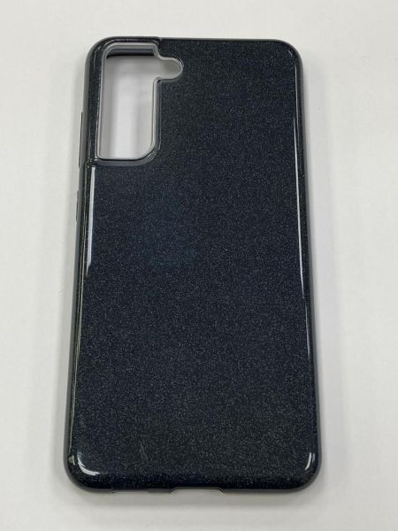 Накладка силиконовая Neypo Brilliant  для Samsung Galaxy S21 FE черные кристаллы