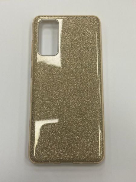 Накладка силиконовая Neypo Brilliant  для Samsung Galaxy S20 FE  золотые кристаллы
