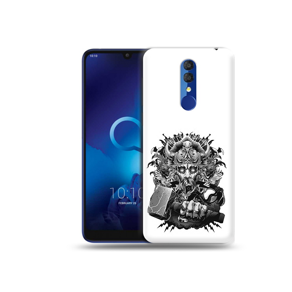 

Чехол MyPads Tocco для Alcatel 3L 5039D (2019) злой тор (PT227139.667.363), Прозрачный, Tocco