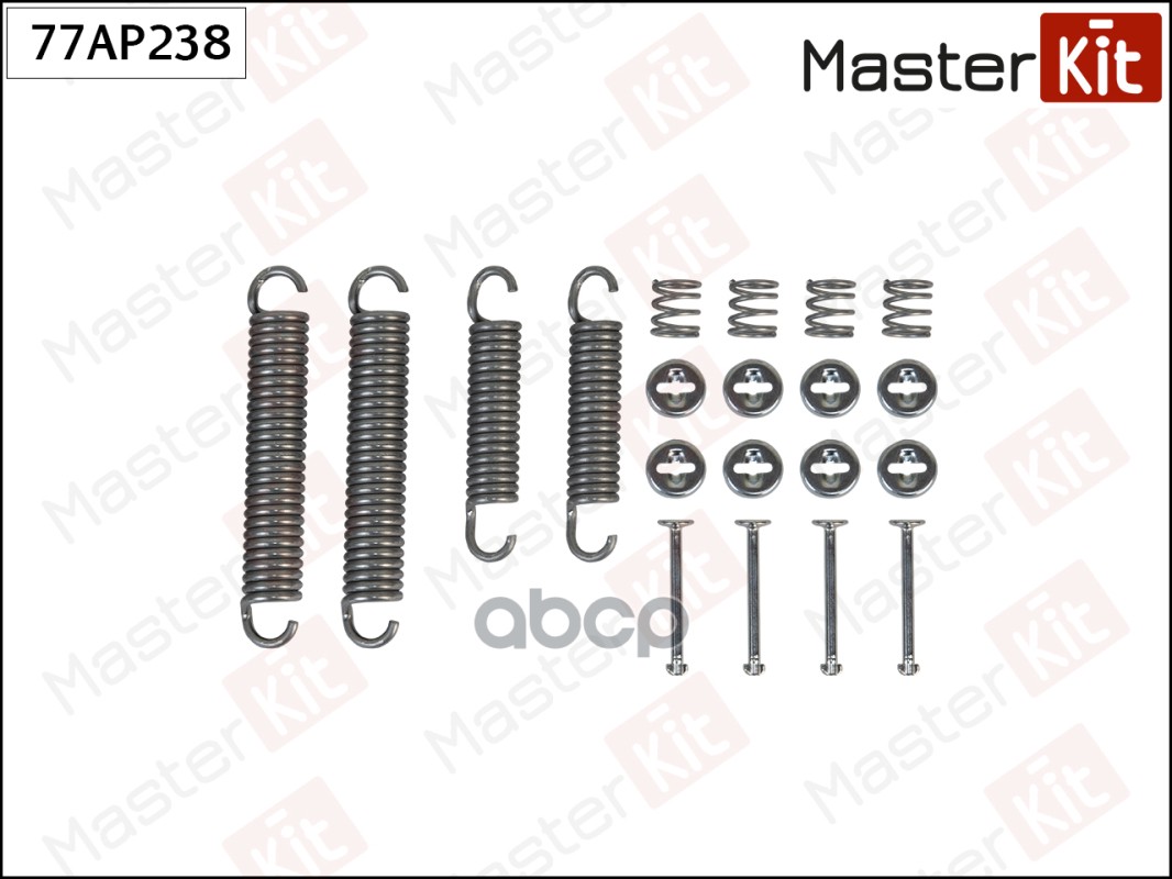 

Комплект Установочный Барабанных Колодок | Зад | MasterKit арт. 77AP238