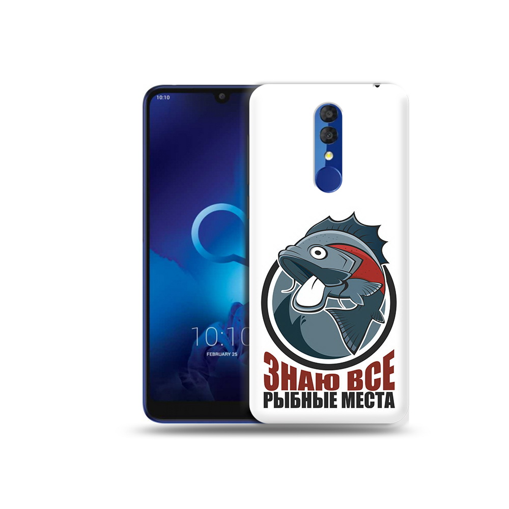 

Чехол MyPads Tocco для Alcatel 3L 5039D (2019) знаю все рыбные места (PT227139.667.367), Прозрачный, Tocco