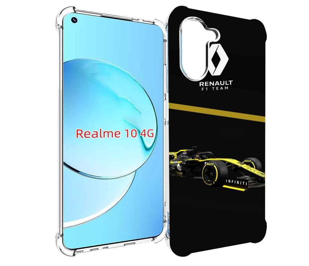 

Чехол Mypads Renault 2 Для Realme 10, Прозрачный, Tocco