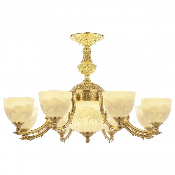 

Подвесная люстра 7211 72211P/8/210 G P1 U Horse Bohemia Ivele Crystal
