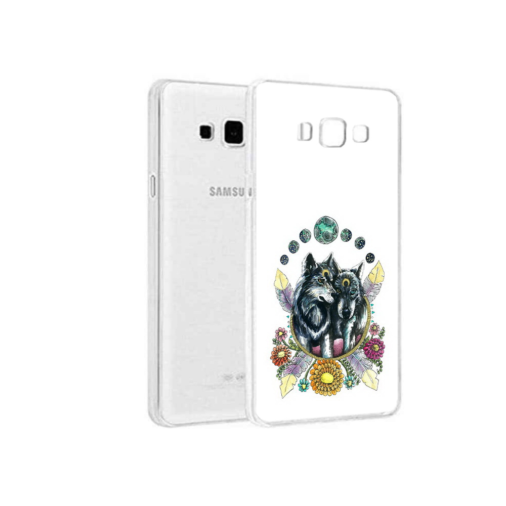 

Чехол MyPads Tocco для Samsung Galaxy A5 (2015) красивые волки абстракция, Прозрачный, Tocco
