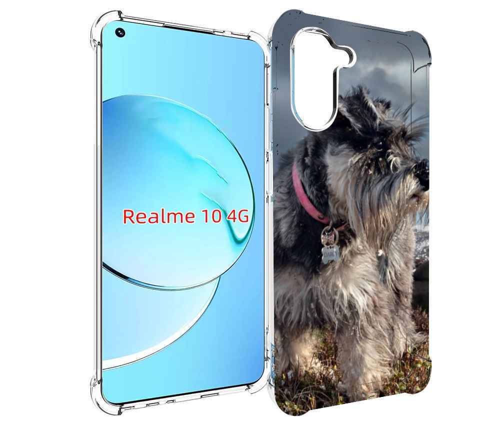 

Чехол MyPads ризеншнауцер 2 для Realme 10, Прозрачный, Tocco