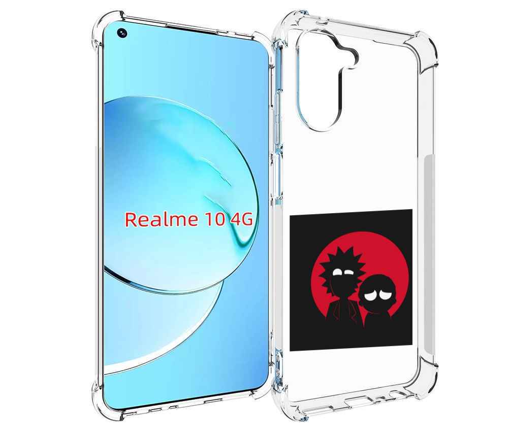 

Чехол MyPads рик и морти в тени для Realme 10, Прозрачный, Tocco
