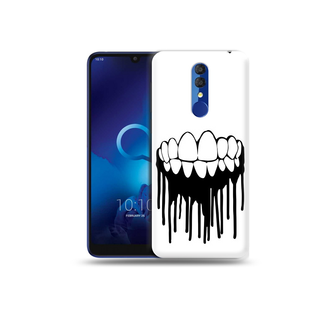 

Чехол MyPads Tocco для Alcatel 3L 5039D (2019) зубы (PT227139.667.372), Прозрачный, Tocco