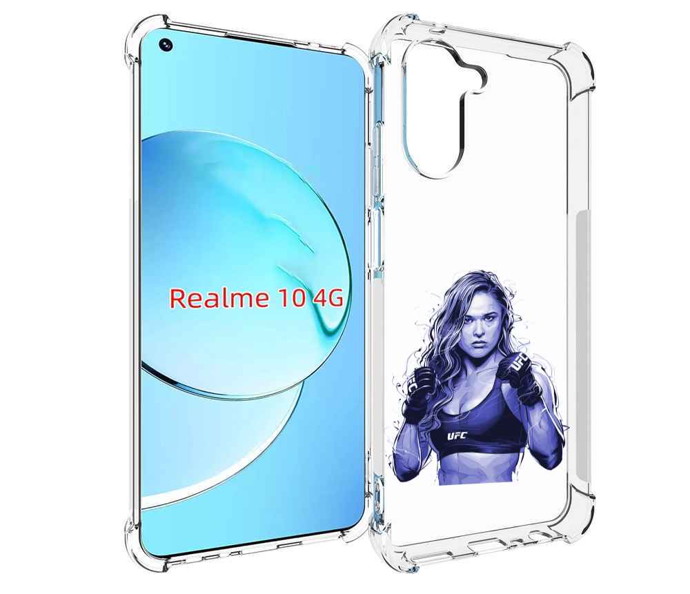 Чехол MyPads ронда-роузи-юфс для Realme 10