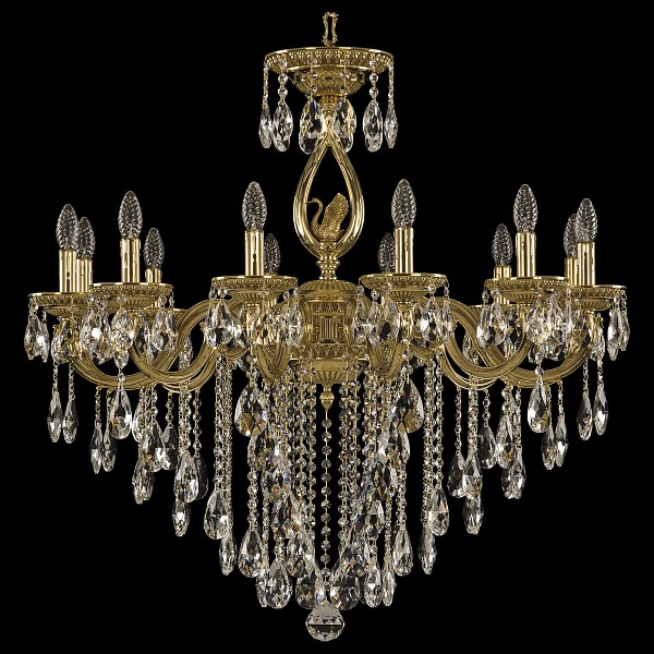 фото Подвесная люстра 7501 75401/12/300 b g fs1m bohemia ivele crystal
