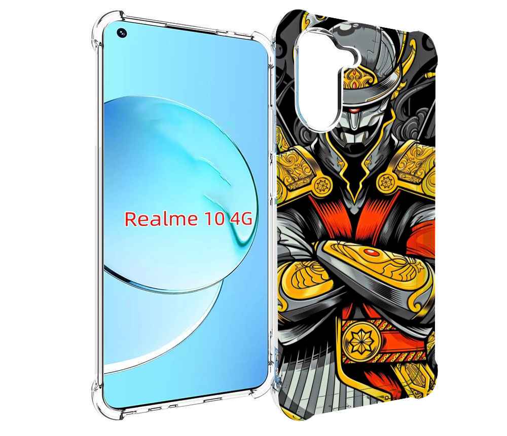 

Чехол MyPads самурай для Realme 10, Прозрачный, Tocco