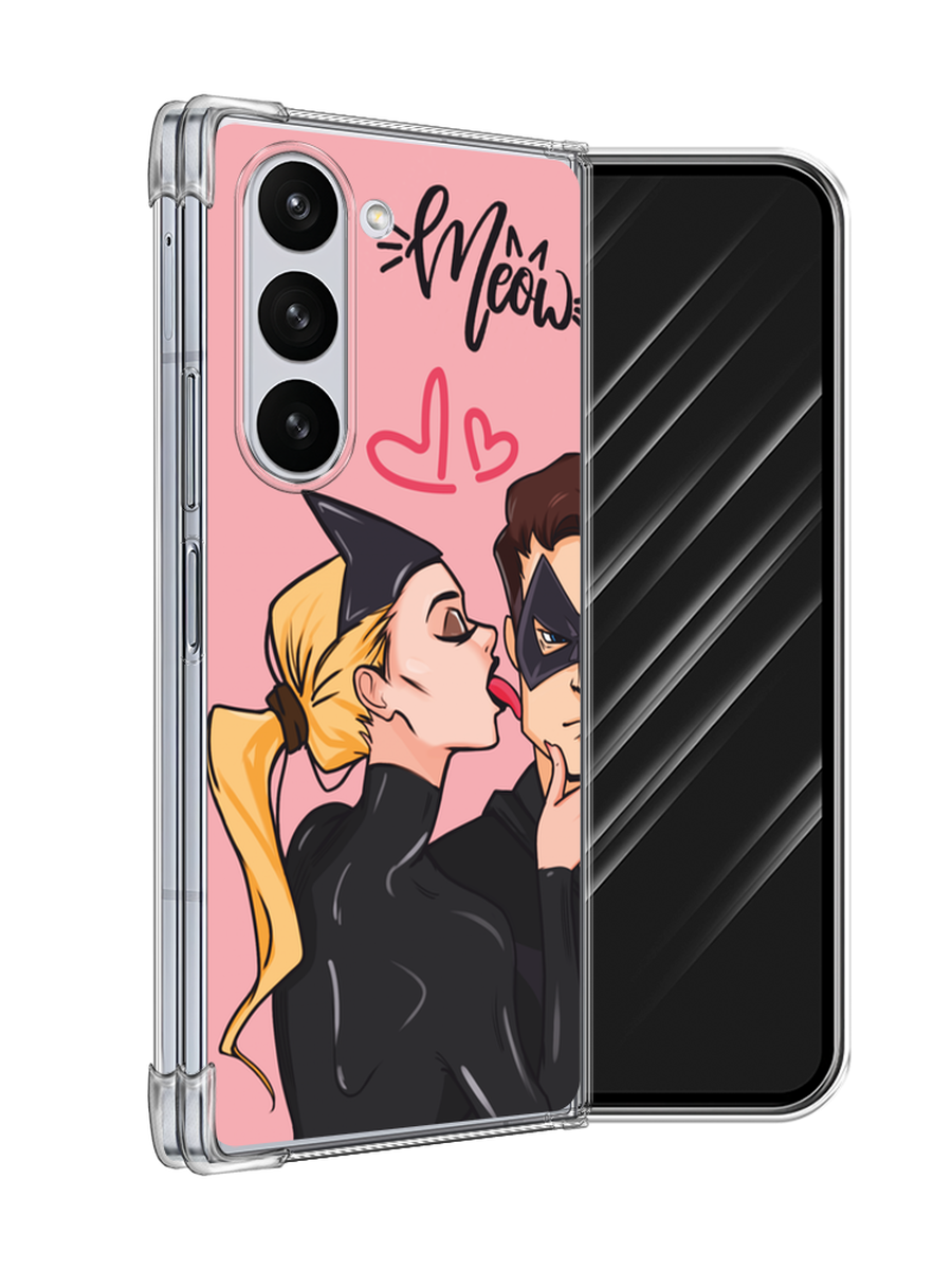 

Чехол Awog на Samsung Galaxy Z Fold 6 "Kiss of Cat Woman", Розовый;черный;бежевый, 2109850-1