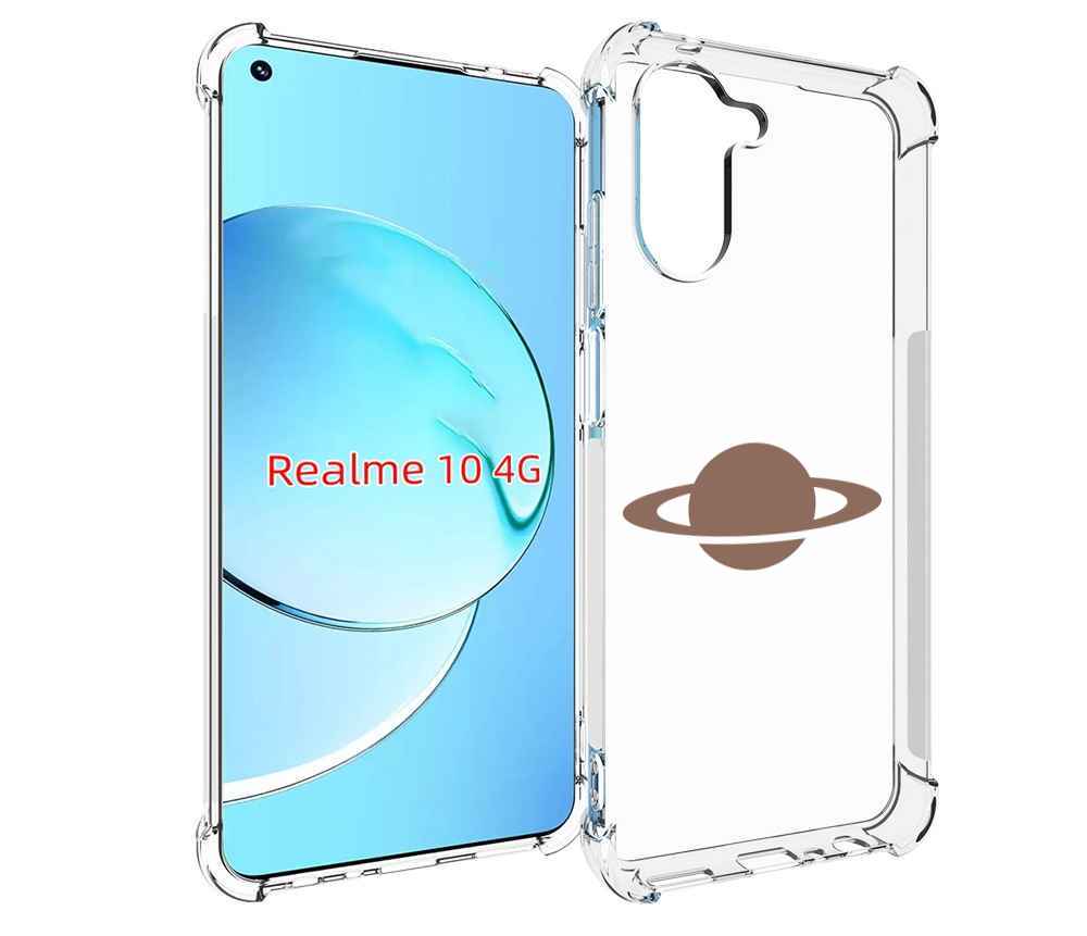 

Чехол MyPads сатурн для Realme 10, Прозрачный, Tocco