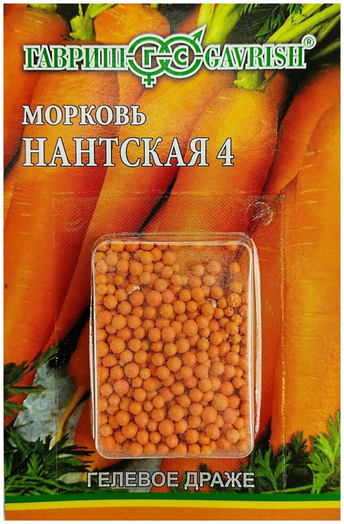

Семена морковь Гавриш Нантская 4