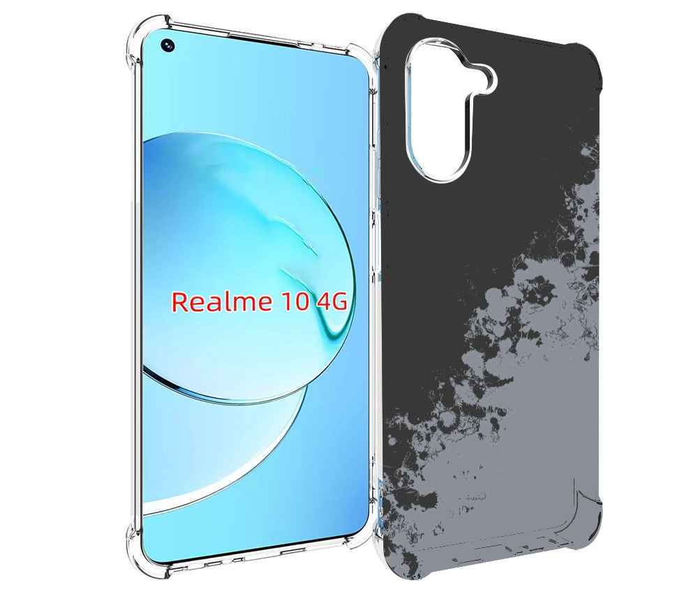 

Чехол MyPads серый-эстетичный для Realme 10, Прозрачный, Tocco