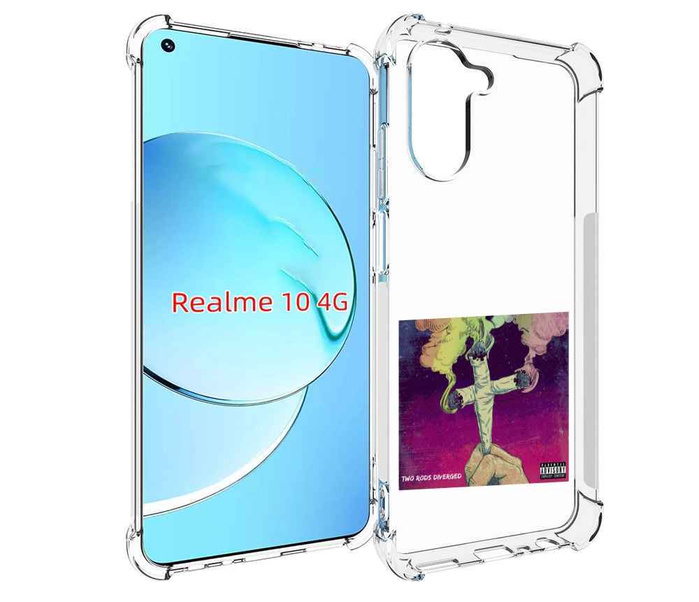

Чехол MyPads сигаретный крест для Realme 10, Прозрачный, Tocco