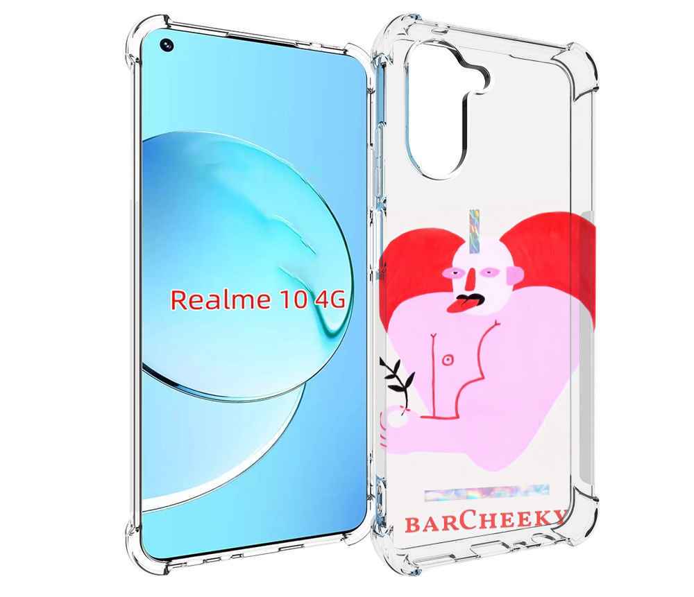 

Чехол MyPads силач в сердце женский для Realme 10, Прозрачный, Tocco