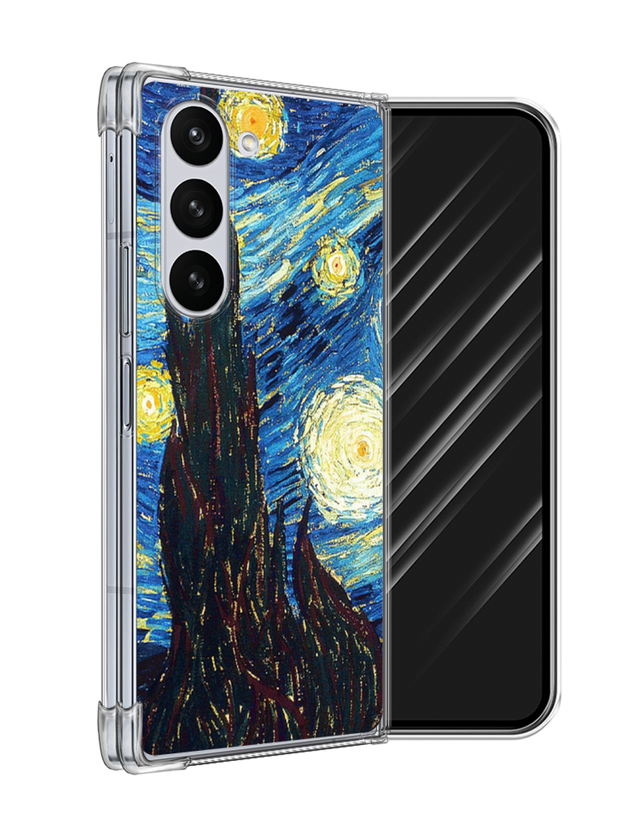 

Чехол Awog на Samsung Galaxy Z Fold 6 "Ван Гог Звездная ночь", Желтый, 2109850-1