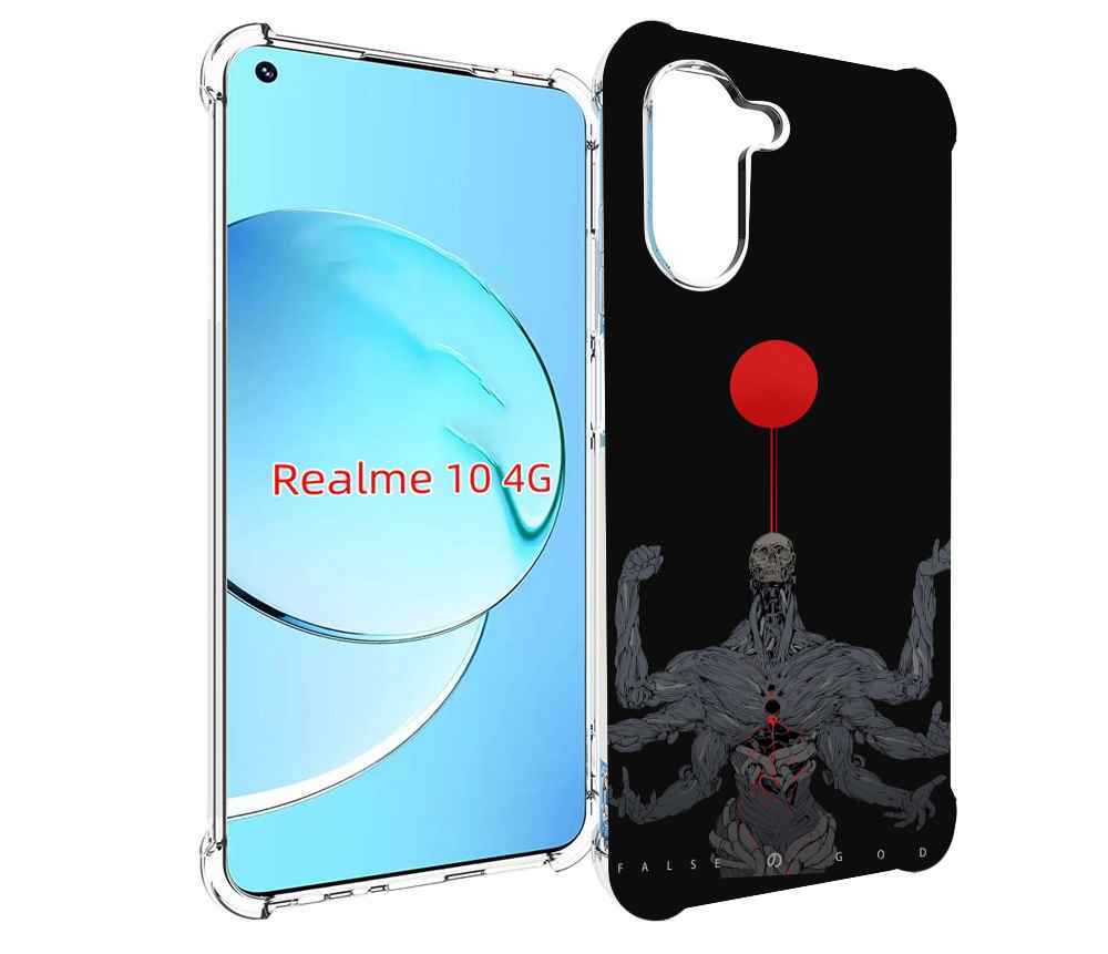 

Чехол MyPads скелет-с-6-руками для Realme 10, Прозрачный, Tocco