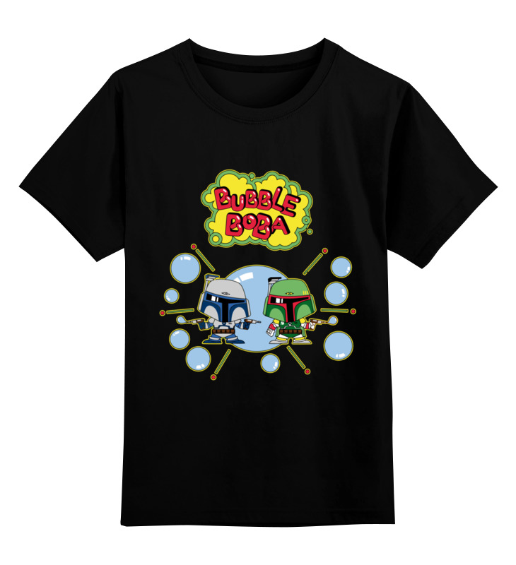 

Детская футболка Printio Bubble boba цв.черный р.152, 0000002709867