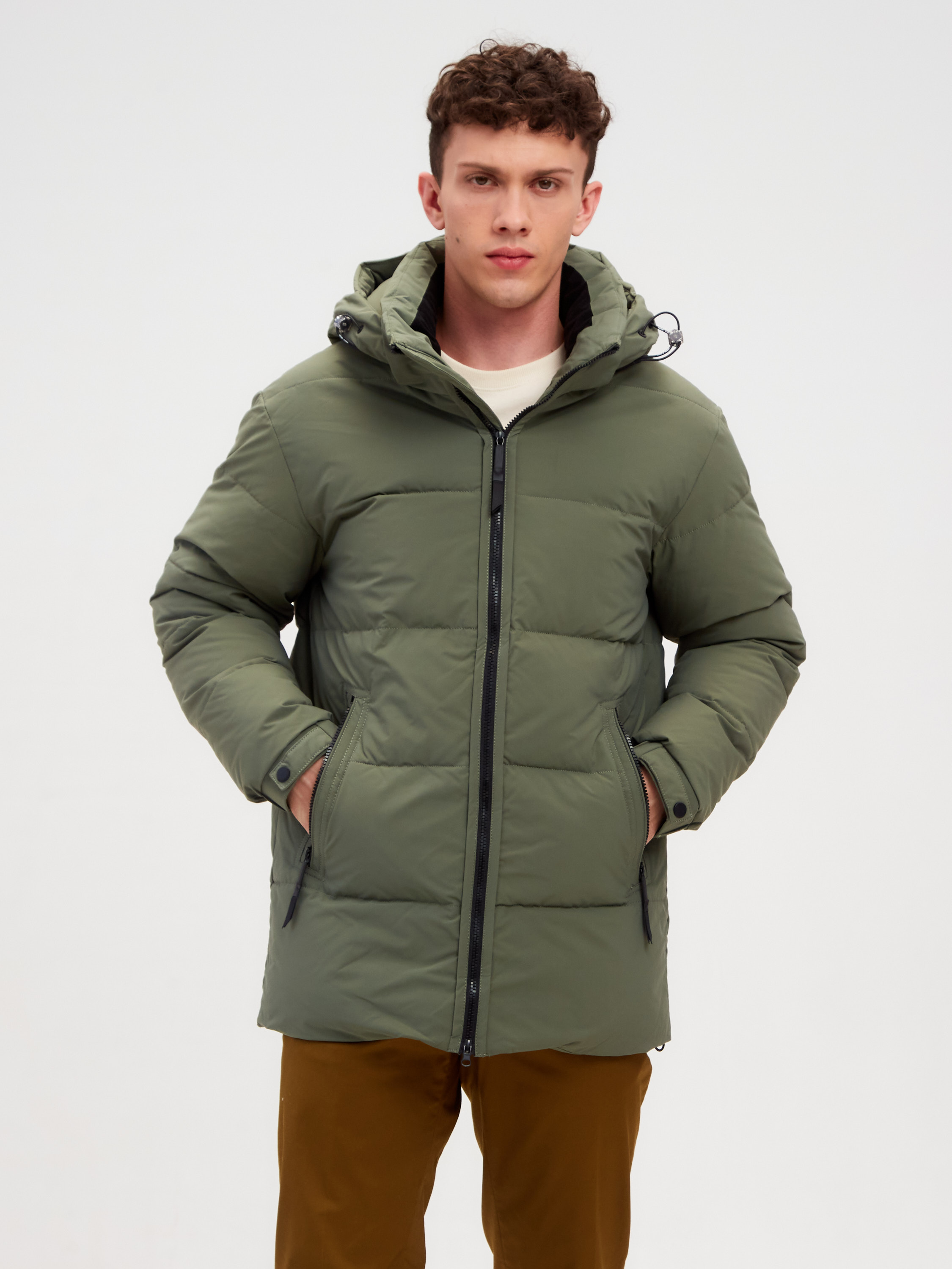 Зимняя куртка мужская GRIZMAN 64397 зеленая 46 RU