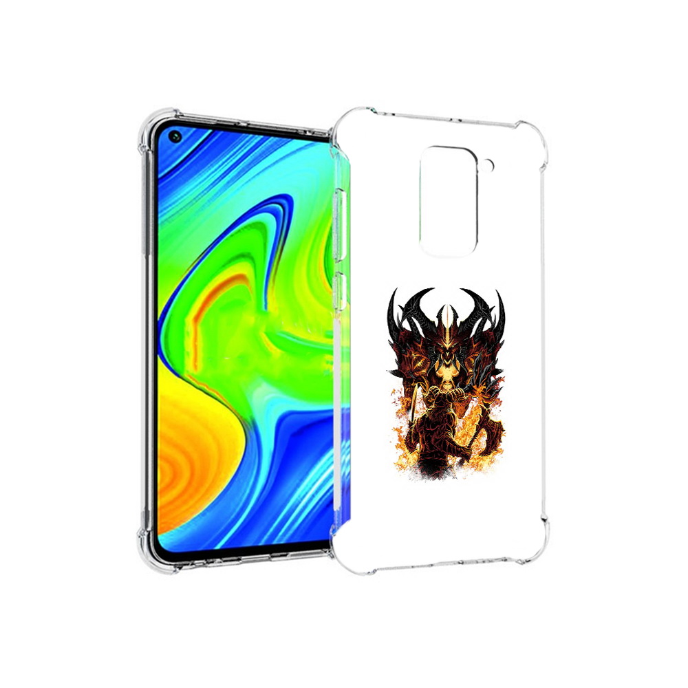 Чехол MyPads Tocco для Xiaomi Redmi Note 9 демон shadow fiend (PT150805.258.318)